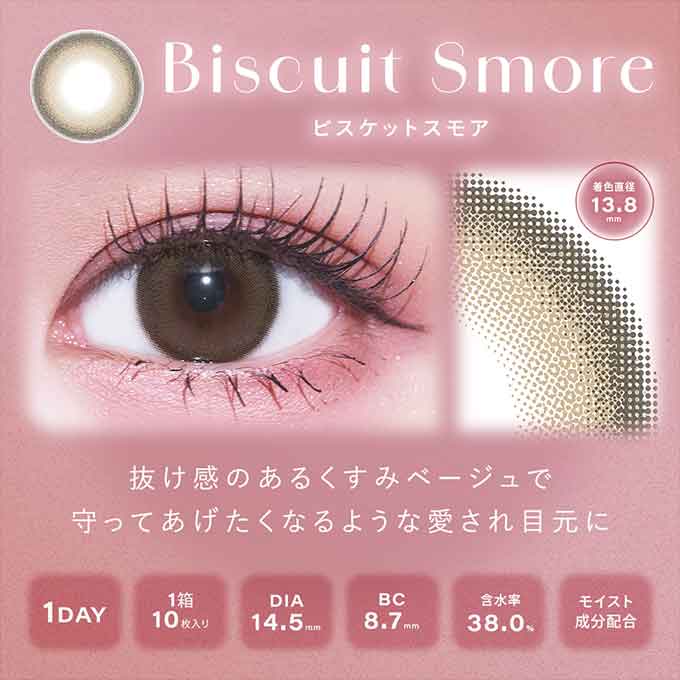 (1箱10枚入)カラコン 1day シャルトン ワンデー 度なし 度あり カラーコンタクト 14.5mm きぬ