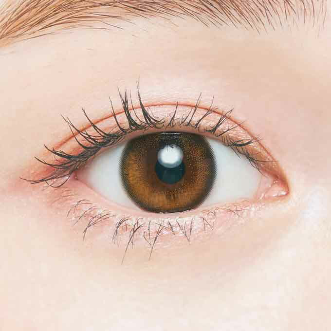 チューズミー 1day グロスブラウン 1箱10枚 VR(バーチャル試着)ゆうこすカラコン 菅本裕子