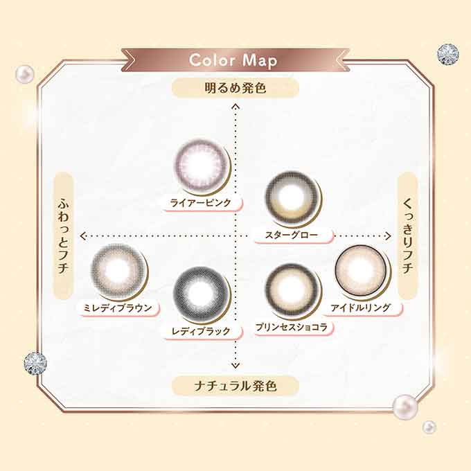 カラコン 1day ミレディ (1箱10枚)UVカット 度あり 度なし ワンデー カラーコンタクトレンズ 14.5mm 大谷映美里