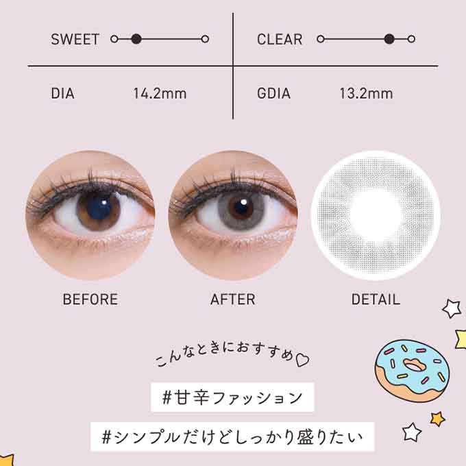 カラコン 1day メルメル by RICHSTANDARD (1箱10枚) 度あり 度なし カラーコンタクトレンズ 14.2mm ハーフ ワンデー MIKI