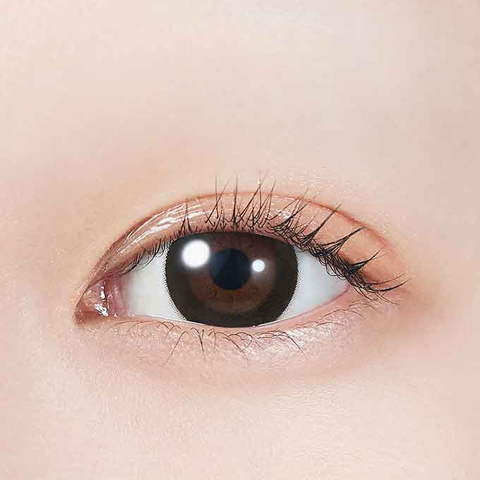 ユニフォームブラック モラク(1箱10枚入) カラコン 1day VR(バーチャル試着)度なし 度あり ワンデー カラーコンタクトレンズ 14.5mm ナチュラル 宮脇咲良VR