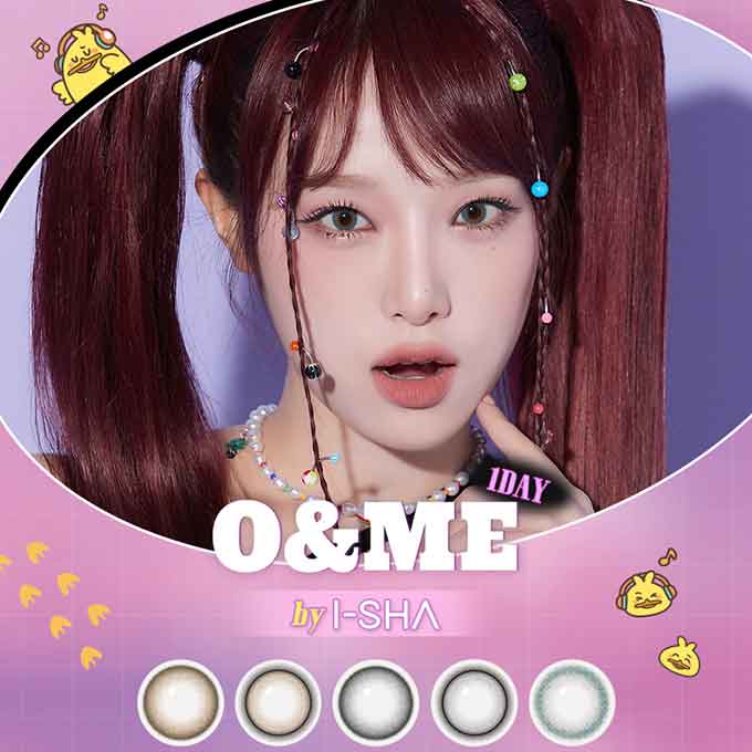 (1箱10枚入)カラコン 1day オーエンミー ワンデー O&ME 度あり 度なし カラーコンタクトレンズ 14.2mm 14.5mm チェ・イェナ