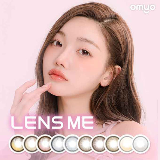 (1箱2枚入)カラコン 1ヶ月 オマイオ 韓国カラコン OMYO 度なし 度あり カラーコンタクト 14.0mm 水光カラコン オマイオ レンズミー LENSME  ミンギョン