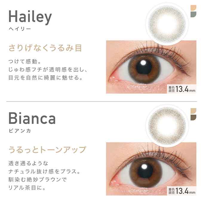 カラコン 1day レヴィア ReVIA (1箱10枚入)度あり 度なし カラーコンタクトレンズ 14.1mm ワンデー ナチュラル