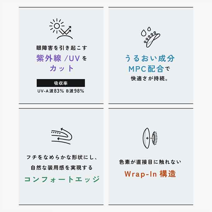 (1箱10枚入) カラコン 1day ステップ1 ワンデー Step1 ステップワン 度あり 度なし ワンデー カラーコンタクトレンズ 14.2mm トリンドル瑠奈 中瀬古隆誠
