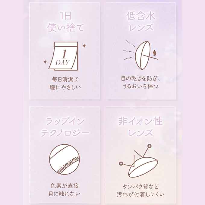 カラコン ビューム ワンデー 1箱10枚 カラーコンタクトレンズ 度あり 度なし 14.2mm 本田翼