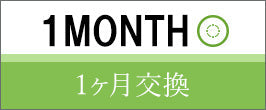 1MONTH（1ヶ月交換）