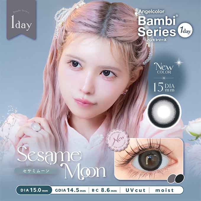 【3箱同時購入で1箱分無料!!】カラコン 1day エンジェルカラー バンビシリーズ (1箱10枚入) 度なし 度あり カラーコンタクトレンズ ワンデー 益若つばさ 14.4mm 15.0mm