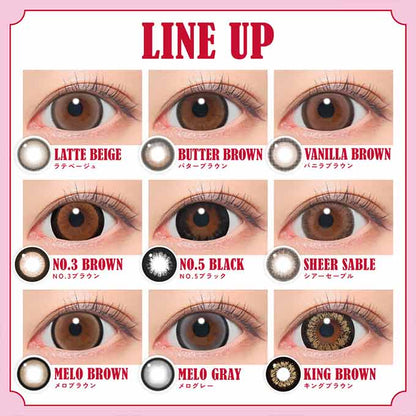 (1箱10枚入)カラコン 1day ファビュラス 度なし 度あり カラーコンタクトレンズ  ワンデー 15.0mm 高含水 鈴木愛理