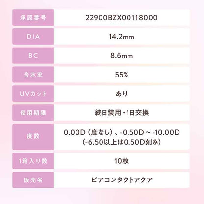 (1箱10枚入)カラコン 1day メロール ワンデー 度あり 度なし カラーコンタクトレンズ 14.2mm　生見愛瑠