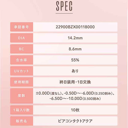 (1箱10枚入)カラコン 1day メロール ワンデー 度あり 度なし カラーコンタクトレンズ 14.2mm　生見愛瑠