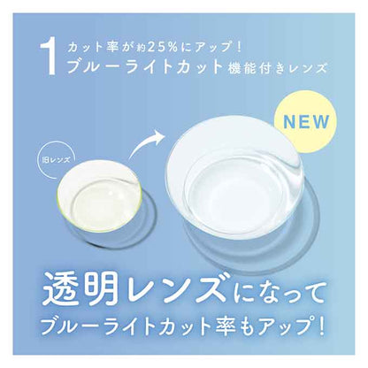 ﾘﾆｭｰｱﾙ！コンタクト 1day ピュアリティ クリアレンズ(1箱30枚入)度あり 14.0mm ブルーライトカット ワンデー　川津明日香