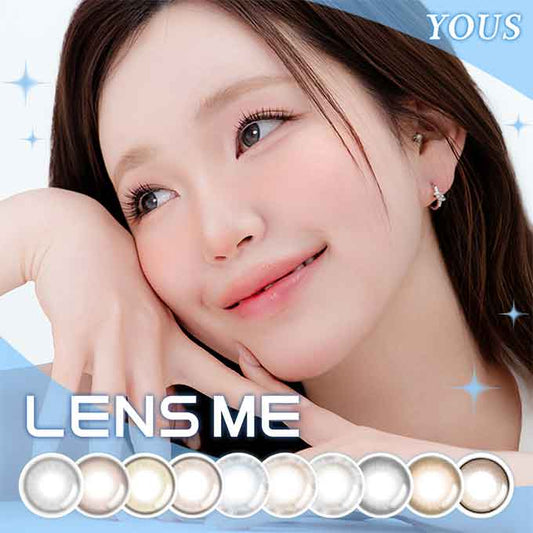 (1箱2枚入)カラコン 1ヶ月 ユース マンスリー YOUS 度なし 度あり カラーコンタクトレンズ 14.0mm LENSME レンズミー
